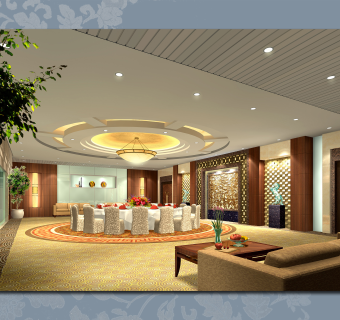江苏五星级酒店中餐厅施工图，酒店CAD施工图纸下载