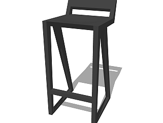现代吧台椅su<em>免费模型</em>，吧台椅<em>sketchup</em>模型下载