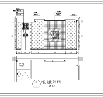 中餐室内装修设计施工图