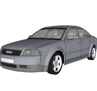 现代汽车免费su模型，现代汽车sketchup模型，汽车草图大师素材下载