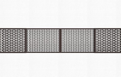 新中式围墙栏杆草图大师模型，造型栏杆sketchup模型免费下载