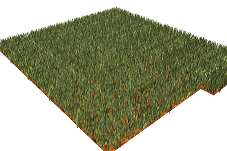 草坪植物su模型，绿植草丛草图大师模型下载