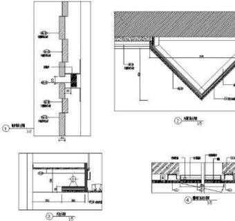 知名楼盘标准层电梯大堂施工图