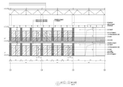 前厅13~16轴外立面图