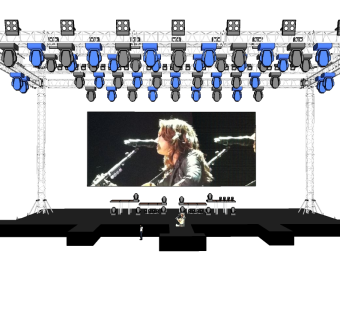 现代舞台草图大师模型，舞台SU模型下载