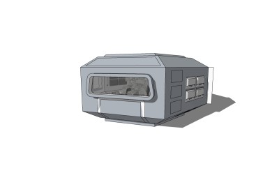 现代宇航员草图大师模型，宇航员sketchup模型