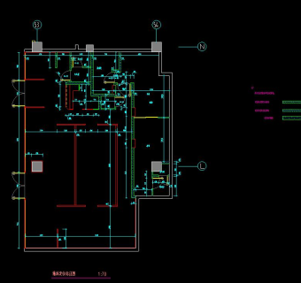 全套米线店图纸施工图CAD图纸，餐厅cad设计图纸下载