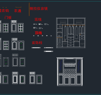 原创全屋定制柜体榻榻米CAD施工图，榻榻米CAD图纸下载