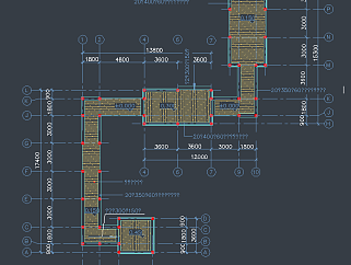 原创联系长廊CAD模板，长廊CAD施工图纸下载