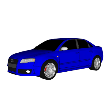 现代汽车免费su模型，现代汽车sketchup模型，汽车草图大师素材下载