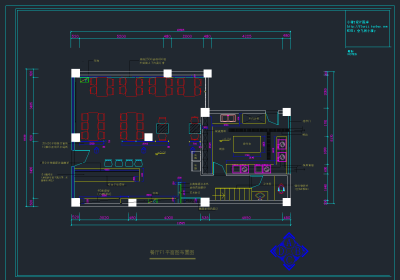 特色西餐厅CAD建筑图，西餐厅CAD图纸下载