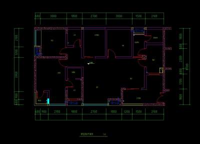 家装空间施工图CAD图纸，家装CAD设计图纸下载