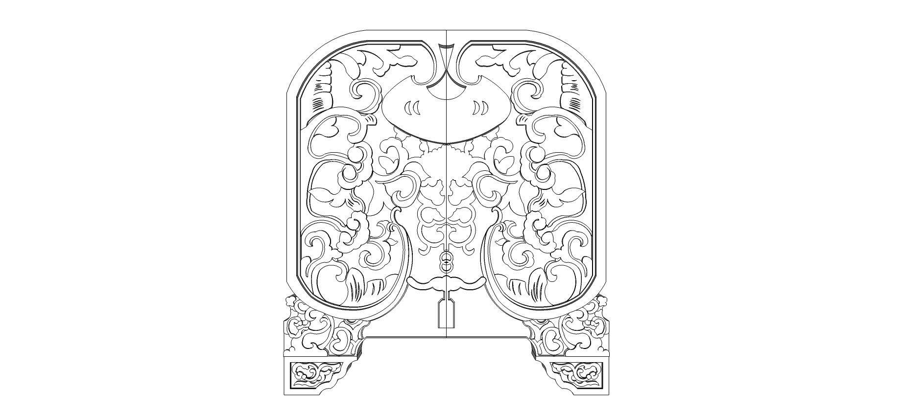 石雕建筑简笔画图片