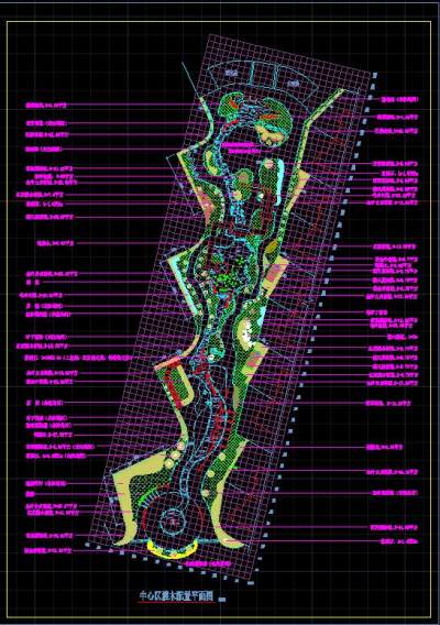 园林景观施工全图，园林景观CAD图纸下载