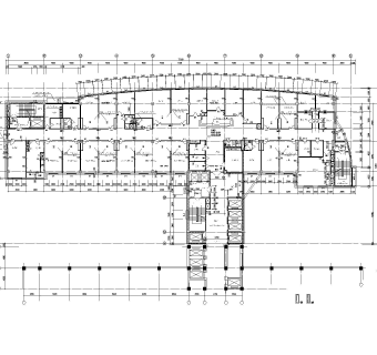 医院住院部建筑施工图不含大样CAD图纸下载dwg文件下载