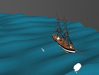 现代帆船<em>sketchup模型</em>，帆船草图大师<em>素材</em>下载