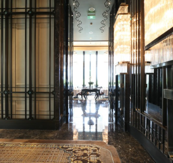  [上海]四季酒店二层中餐厅室内设计图，餐厅cad设计图纸下载