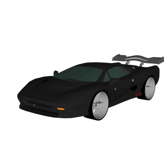 现代跑车免费su模型，现代跑车skp模型，草图大师模型素材下载