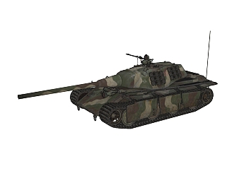 德国<em>E</em>-79坦克草图大师<em>模型</em>，坦克<em>SU模型</em>下载