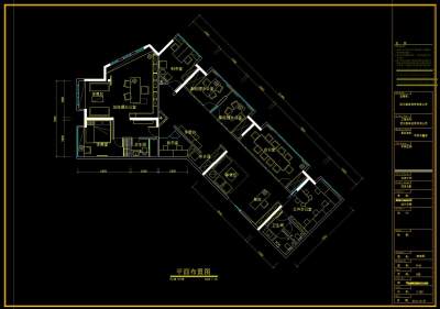 办公室CAD施工图效果图，CAD建筑图纸免费下载