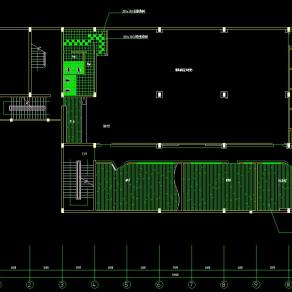 某洗浴中心CAD施工图，洗浴中心室内设计图纸下载