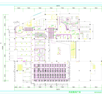 网吧局部方案CAD建筑设计图纸下载