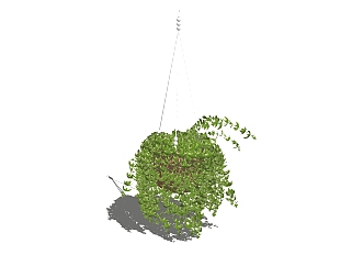 新中式植物盆栽 草图大师模型下载，盆栽sketchup模型下载