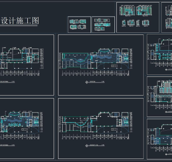 服装店设计施工cad图，CAD平面图纸下载