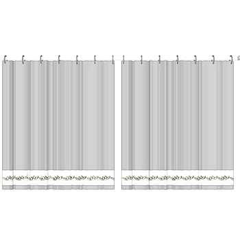 精品布艺窗帘SU模型集下载