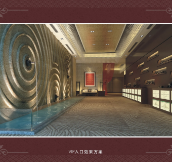 现代美食城改造施工图，cad施工图纸下载