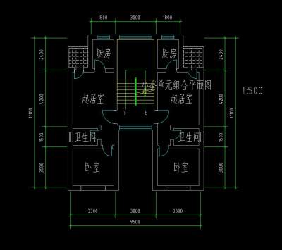 建筑小区规划小区建筑规划施工图CAD图纸