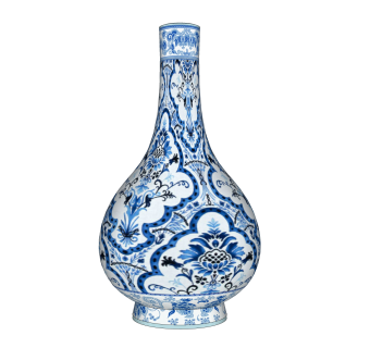 青花瓷瓶摆件草图大师模型,现代装饰品su模型下载