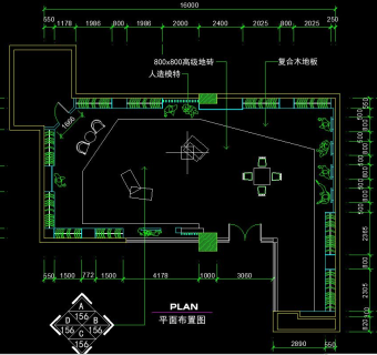 简约服装店CAD施工图，简约服装店CAD图纸下载