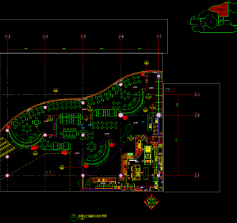 北京五星酒店全日餐厅设计CAD施工图，餐厅CAD布置图下载