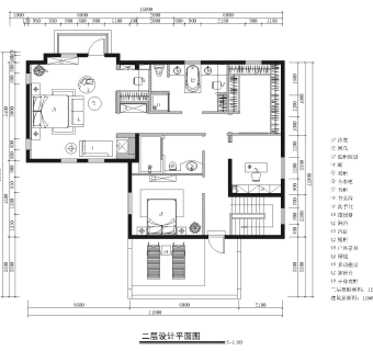 济南原香溪谷别墅样板间施工图