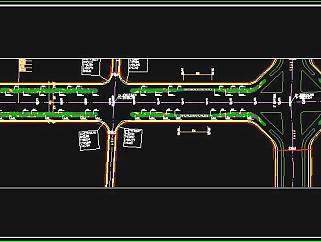 道路设计规划方案，道路CAD规划设计图