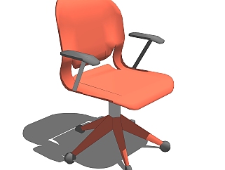 现代<em>办公</em>转椅草图大师模型，转椅sketchup模型下载