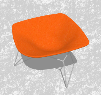 现代创意小座椅su模型，椅子草图大师模型下载