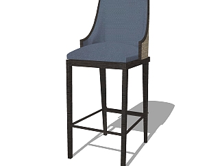 现代<em>吧台椅</em>免费su模型，<em>吧台椅</em>skp模型下载