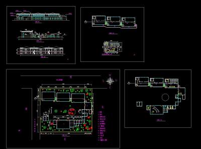 整套幼儿园cad施工图，幼儿园cad建筑图纸下载