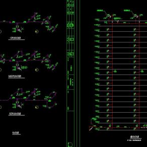 普通住宅楼给排水全套图施工图CAD图纸