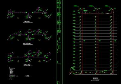 普通住宅楼给排水全套图施工图CAD图纸