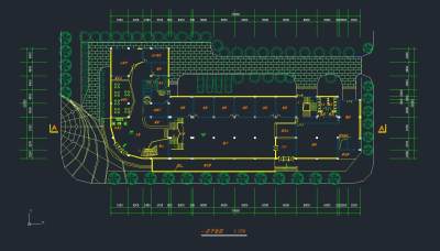 某宾馆全套建筑图，宾馆CAD施工图纸下载