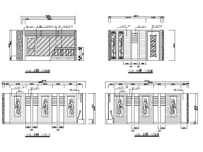 [湖北]异域风情火锅城<a href=https://www.yitu.cn/sketchup/baofang/index.html target=_blank class=infotextkey>包房</a>室内<a href=https://www.yitu.cn/su/7590.html target=_blank class=infotextkey>设计</a>立面图