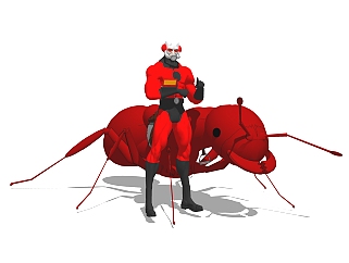 现代超级英雄sketchup模型，蚁人草图大师模型下载