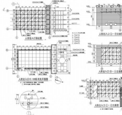 园林景观车库<a href=https://www.yitu.cn/su/7784.html target=_blank class=infotextkey>廊架</a>施工详图