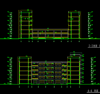 实验楼建筑施工图，实验楼CAD施工图纸下载