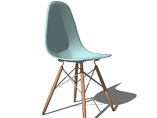 现代座椅草图大师模型，座椅sketchup模型下载