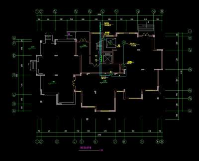 高层住宅楼电气设计图施工图CAD图纸I