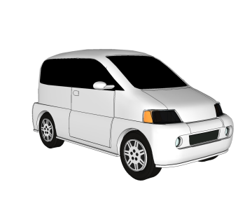 现代汽车免费su模型，现代汽车sketchup模型，汽车su素材下载